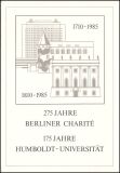 1985  175 Jahre Humbold-Universität - 275 Jahre Charite