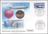 1991  Numisbrief - Historische Luftpostbefrderung