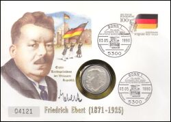 1990  Numisbrief - Friedrich Ebert