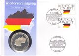 1990  Numisbrief - Deutsche Einheit