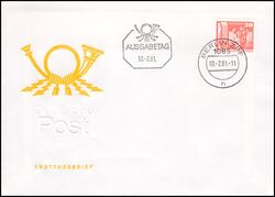 1981  Freimarke: Aufbau in der DDR