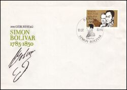 1983  200. Geburtstag von Simon de Bolivar