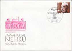 1989  100. Geburtstag von Jawaharlal Nehru