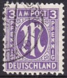 1945  Freimarke: AM-Post  deutscher Druck