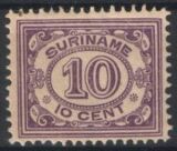 Surinam 1913  Freimarke  Ziffenzeichnung