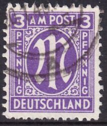 1945  Freimarke: AM-Post  deutscher Druck