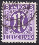 1945  Freimarke: AM-Post  deutscher Druck