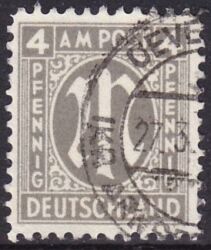 1945  Freimarke: AM-Post  deutscher Druck