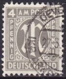1945  Freimarke: AM-Post  deutscher Druck