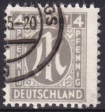 1945  Freimarke: AM-Post  deutscher Druck