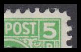 1945  Freimarke: AM-Post  deutscher Druck mit Plattenfehler
