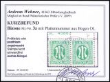 1945  Freimarke: AM-Post  amerikanischer Druck