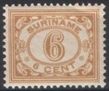 Surinam 1913  Freimarke  Ziffenzeichnung