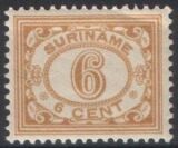 Surinam 1913  Freimarke  Ziffenzeichnung