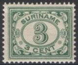 Surinam 1913  Freimarke  Ziffenzeichnung