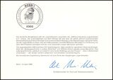 1990  Ministerkarte - 125 Jahre "Max und Moritz"
