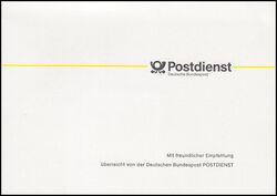 1991  Ministerkarte - 150 Jahre Deutschlandlied