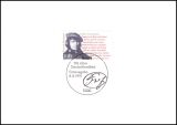 1991  Ministerkarte - 150 Jahre Deutschlandlied