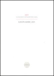 2001  Ministerkarte - Europa: Lebensspender Wasser