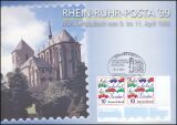 1999  Werbekarte zur Rhein-Ruhr-Posta `99 in...