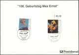 1991  100. Geburtstag von Max Ernst