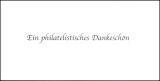 2008  Ein philatelistisches Dankeschön