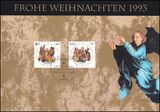 1993  Weihnachtskarte der Deutschen Post