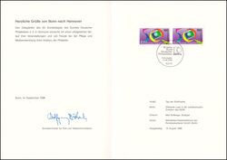 1996  Ministerkarte - Tag der Briefmarke