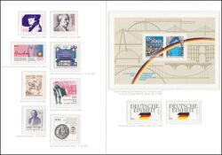 1990  Briefmarken der Deutschen Bundespost - Auswahl 1990