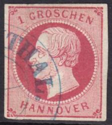 1859  Freimarken: König Georg V.
