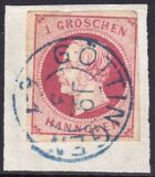 1859  Freimarken: König Georg V.