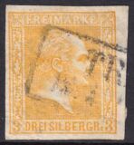 1858  Freimarke: König Friedrich Wilhelm IV.
