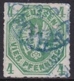 1861  Freimarke: Preußischer Adler im Achteck