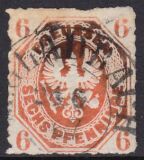 1861  Freimarke: Preußischer Adler im Achteck
