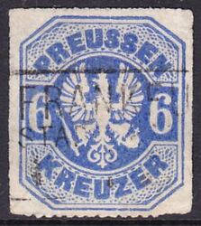1867  Freimarke: Preußischer Adler im Achteck