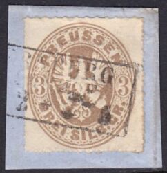 1861  Freimarke: Preußischer Adler im Oval