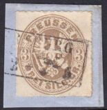 1861  Freimarke: Preußischer Adler im Oval