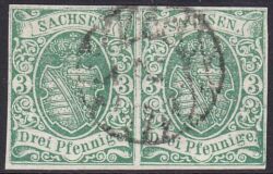 1851  Freimarke: Staatswappen Type II