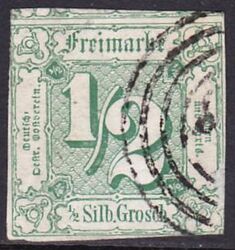 1859  Freimarke: Ziffern im Quadrat