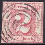 1859  Freimarke: Ziffern im Quadrat