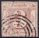 1859  Freimarke: Ziffern im Quadrat