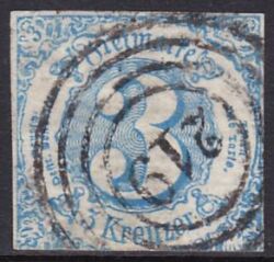 1859  Freimarke: Ziffern im Kreis
