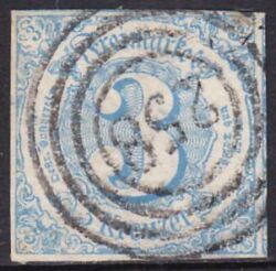 1859  Freimarke: Ziffern im Kreis
