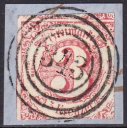 1862  Freimarke: Ziffern in geänderten Farben