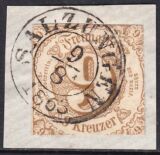 1862  Freimarke: Ziffern in geänderten Farben