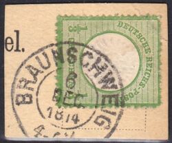 Nr. 0011 - Nachverwendeter Braunschweigstempel - Braunschweig / K2