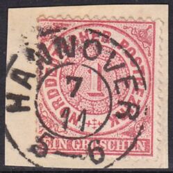 Nr. 0135 - Nachverwendeter Hannoverstempel - Hannover / K2