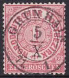 Nr. 0110 - Nachverwendeter Sachsenstempel - Grünhain...