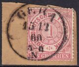 Nr. 0161 - Nachverwendeter Turn u. Taxisstempel - Gera / K1