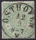 Nr. 0398 - Nachverwendeter Turn u. Taxisstempel -...